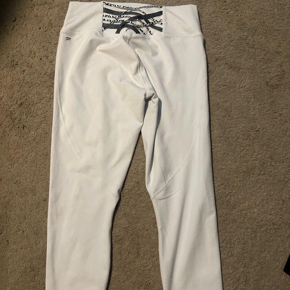 Fabletics White Leggings Comfortable Stylish